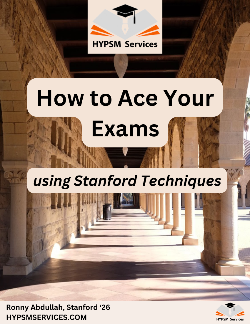 How to Ace Your Exams using Stanford Techniques